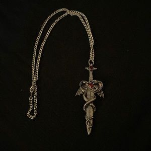Dagger necklace